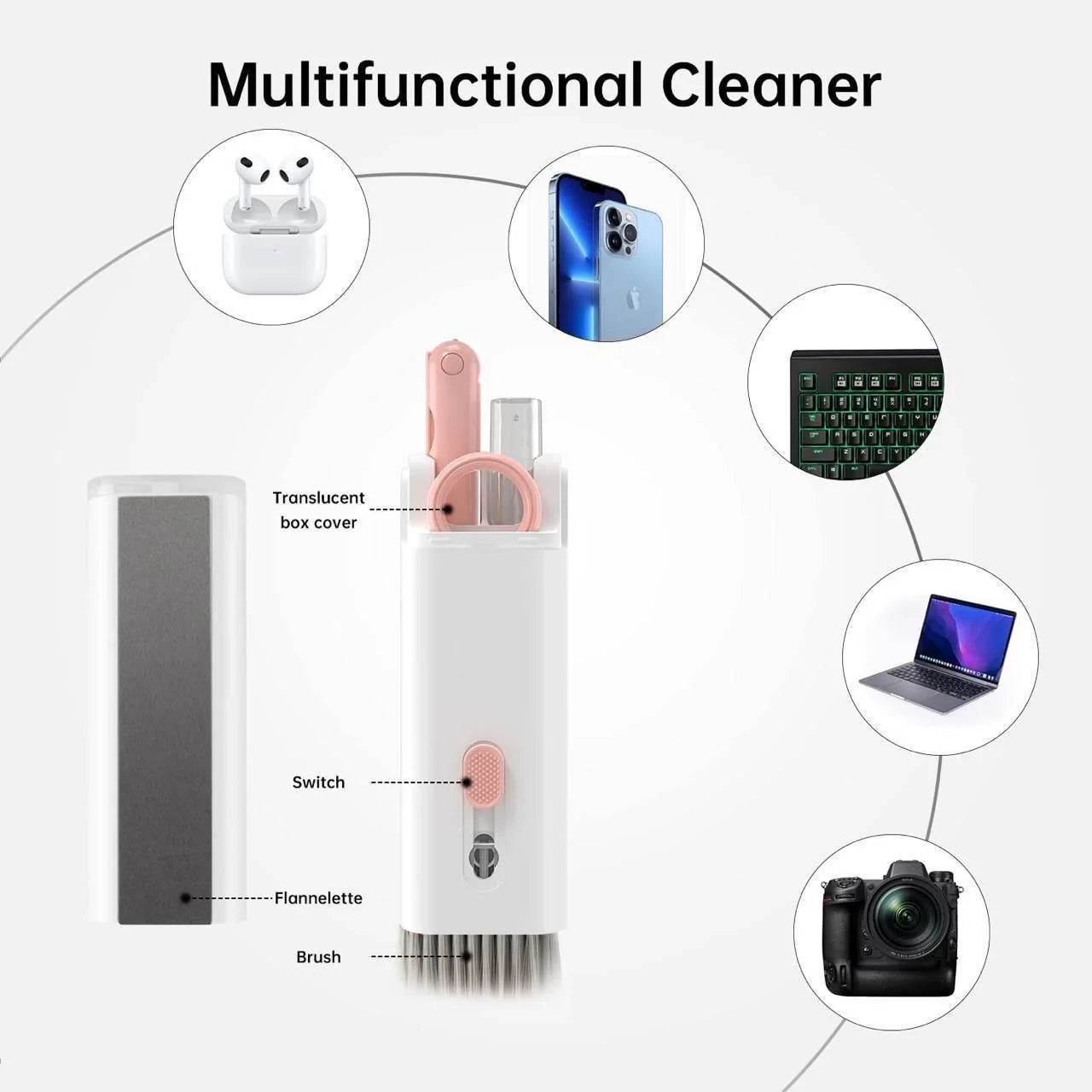 7 In 1 Electronic Cleaner Kit With Brush